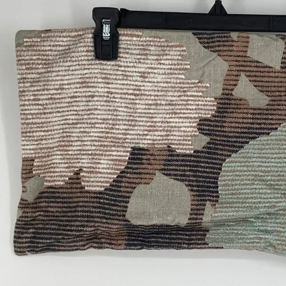West Elm 12in x 12in Beige Cotton Linen Set of Two Pillowcases Cover P3-14